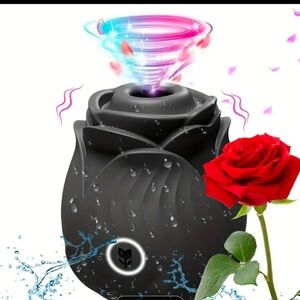 Black Rose Humidifier with LED Light